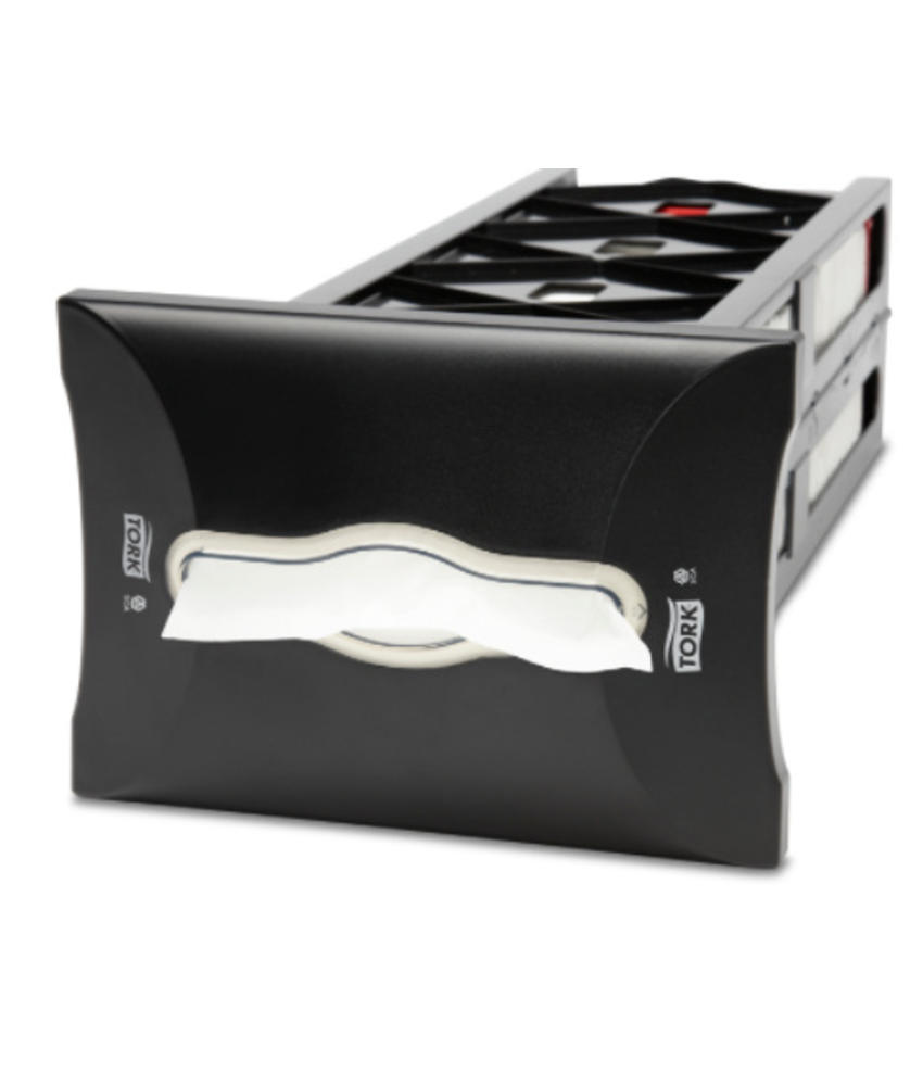 Een Tork Xpressnap® In-counter servetdispenser zwart 50cm (N4) koop je bij ShopXPress