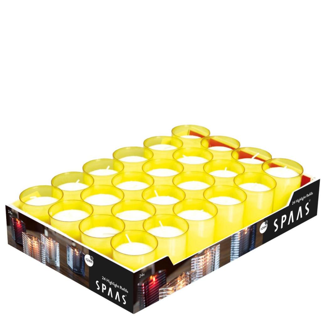 Een Refills voor hervulbaar glas x24 Geel koop je bij ShopXPress