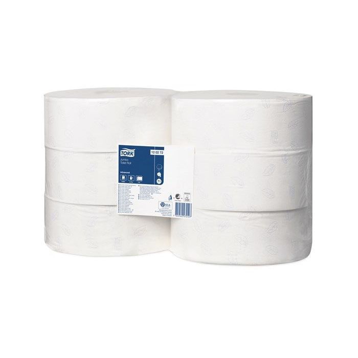 Tork Advanced toiletpapier jumbo 2-lgs wit 360 mtr x 10 cm pak à 6 rol (120272)