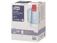 Een Tork Starterpack Draagbare Mini Centerfeed Poetspapier Dispenser Kunststof Wit/Turquoise M1 koop je bij ShopXPress
