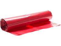 Een Afvalzak rood 58x100cm t23 hdpe 60 liter koop je bij ShopXPress