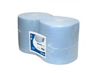 Een 2 x industrierol blauw 26cm 190 meter cellulose 2 laags(P50107) koop je bij ShopXPress