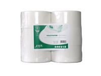 Een Toiletpapier Mini Jumbo Tissue Wit 2-laags 12 rol koop je bij ShopXPress
