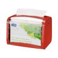 Een Tork Xpressnap® Tabletop servetdispenser rood (N4) koop je bij ShopXPress