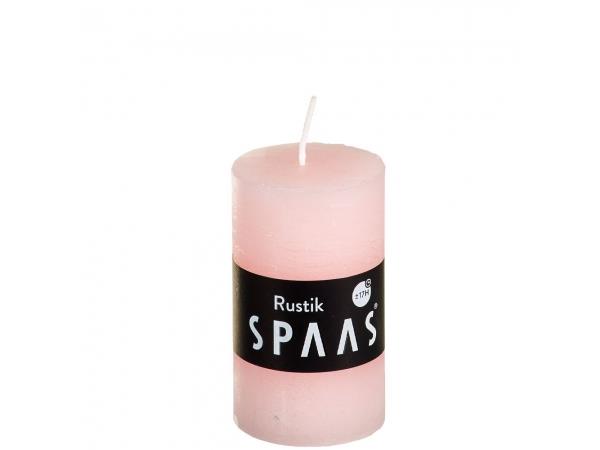 Een Spaas Rustieke cilinderkaars 50/80 mm licht roze 12ST koop je bij ShopXPress
