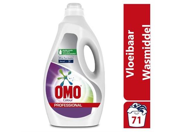 Een Omo Pro Formula Wasmiddel Color 2x5L - 71 washes - Vloeibaar wasmiddel voor gekleurd textiel koop je bij ShopXPress