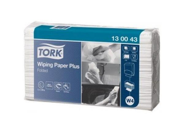 Een Tork adv. wiper plus 420 perform. 2-lgs wit 39x32 cm doos à 1000 vel (5x200) (130043) koop je bij ShopXPress