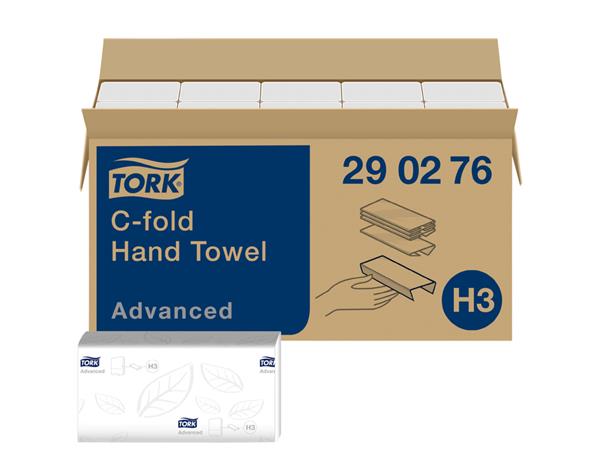 Een Tork C-vouw Handdoek 2-laags Wit XL H3 Advanced koop je bij ShopXPress