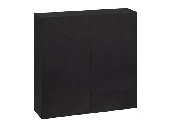 Een 1600 x servetten 40x40 1/8V zwart 2 lgs koop je bij ShopXPress
