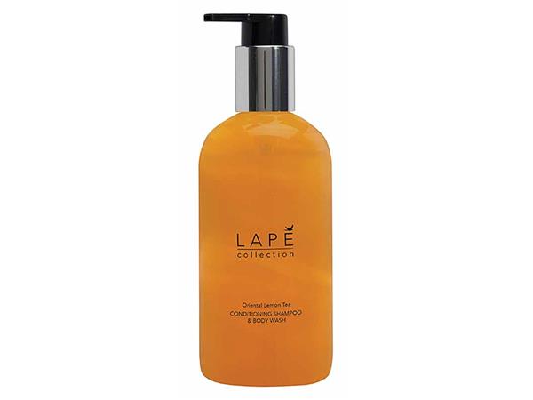 Een LAPĒ Collection O.L.T. Conditioning Shampoo && Body Wash 8x0.3L - Verzorgende Shampoo && Douchegel Oosterse Citroenthee koop je bij ShopXPress