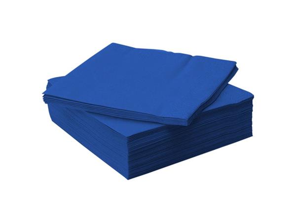 Een 1200 x servetten Donker Blauw 33x33 1/4V 2 Lgs koop je bij ShopXPress