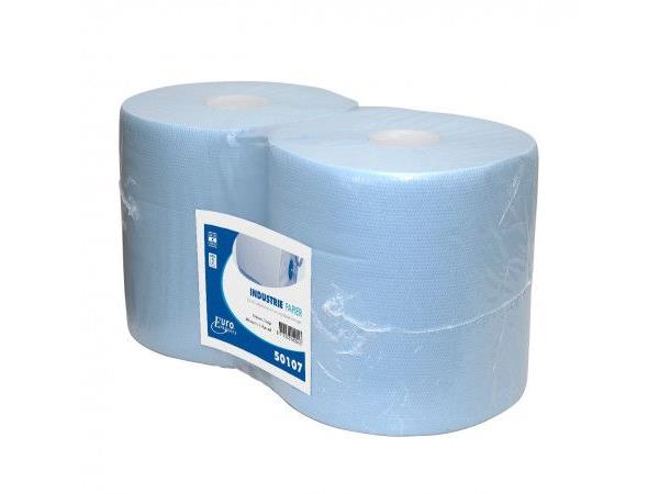 Een 2 x industrierol blauw 26cm 190 meter cellulose 2 laags(P50107) koop je bij ShopXPress