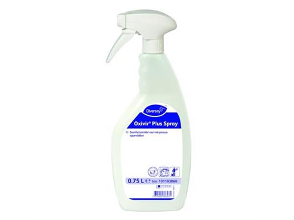 Een Oxivir Plus Spray 6x0.75L - Desinfectiemiddel voor niet-poreuze harde oppervlakken koop je bij ShopXPress