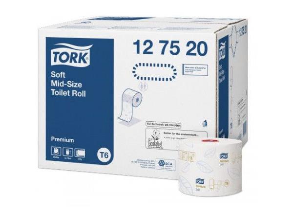 Een Tork Premium Toilet papier compact rol 2-lgs T6 koop je bij ShopXPress