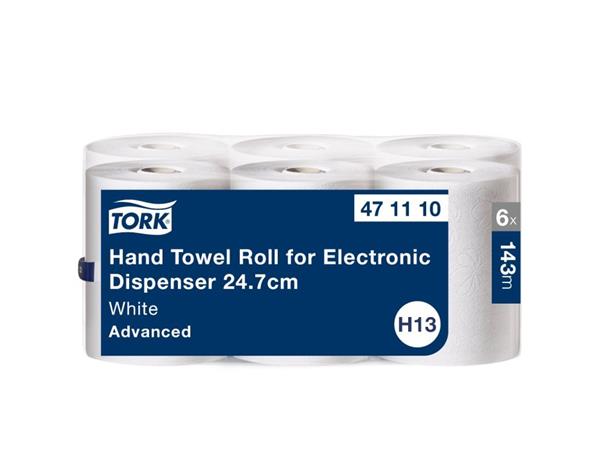 Een Tork Handdoekrol voor Elektronische Dispenser - 24,7 cm 2-laags Wit H13 Advanced koop je bij ShopXPress