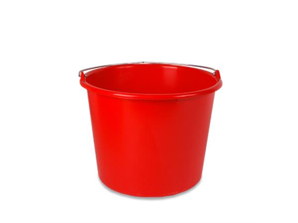 Een Emmer rood rond 12 Liter koop je bij ShopXPress