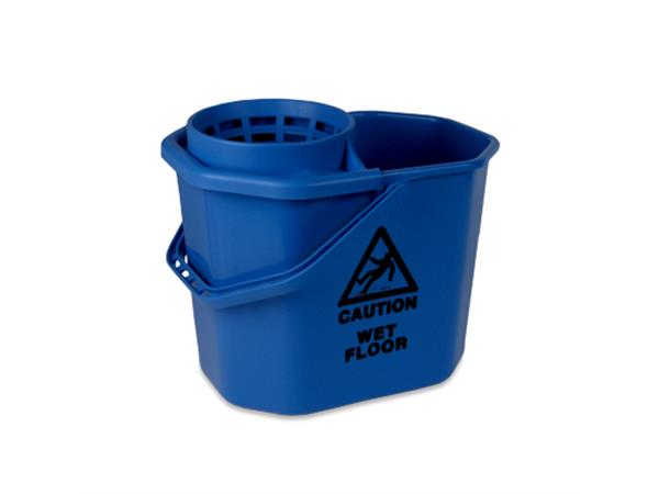 Een Mini mopemmer Blauw met korf 12 Liter koop je bij ShopXPress