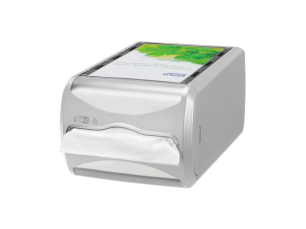 Een Tork Xpressnap® Counter servetdispenser lichtgrijs (N4) koop je bij ShopXPress