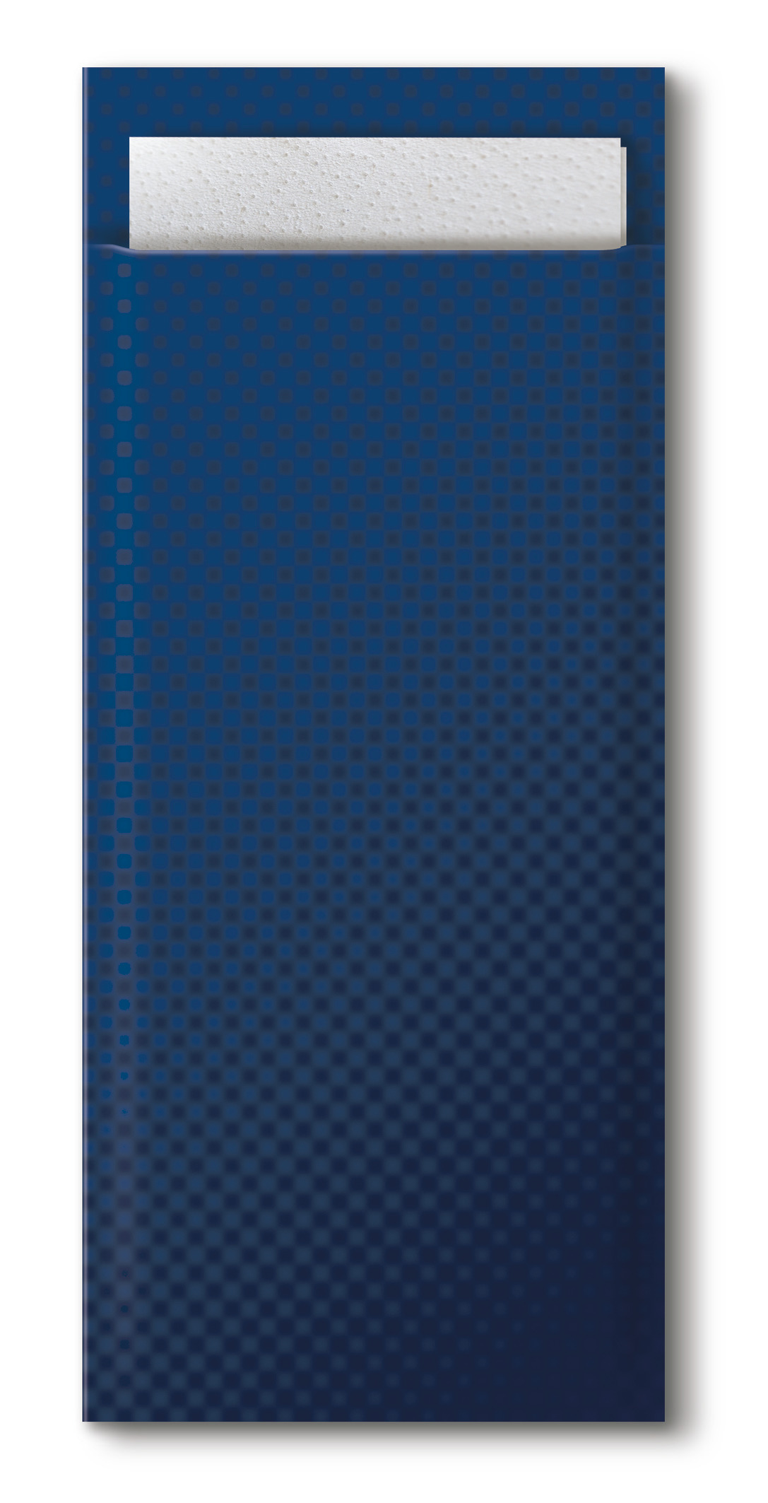 Een Tork Bestekzakje met 2-laags servet wit 5x100 donkerblauw koop je bij ShopXPress