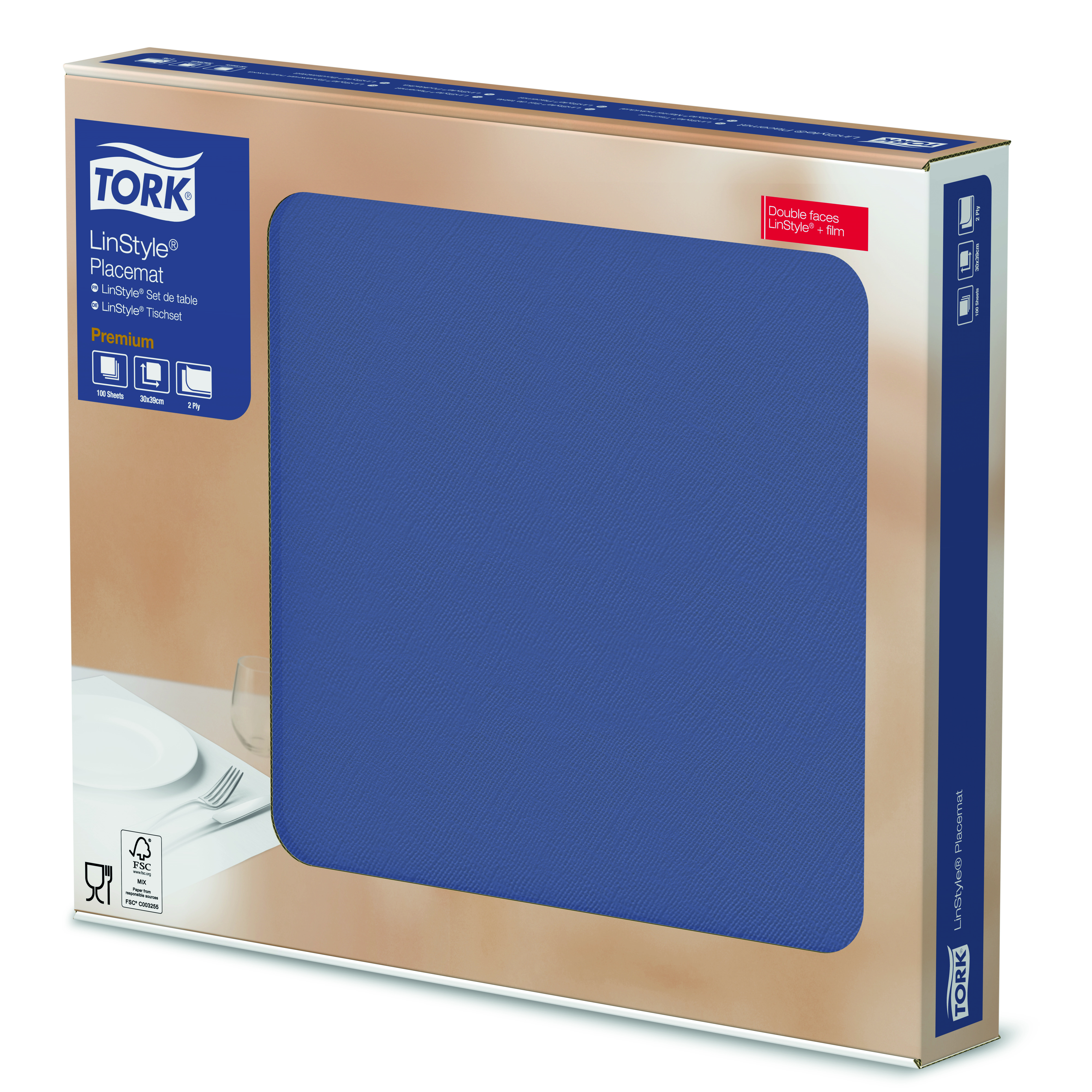 Een Tork LinStyle® Placemat 5x100 midnight blue koop je bij ShopXPress