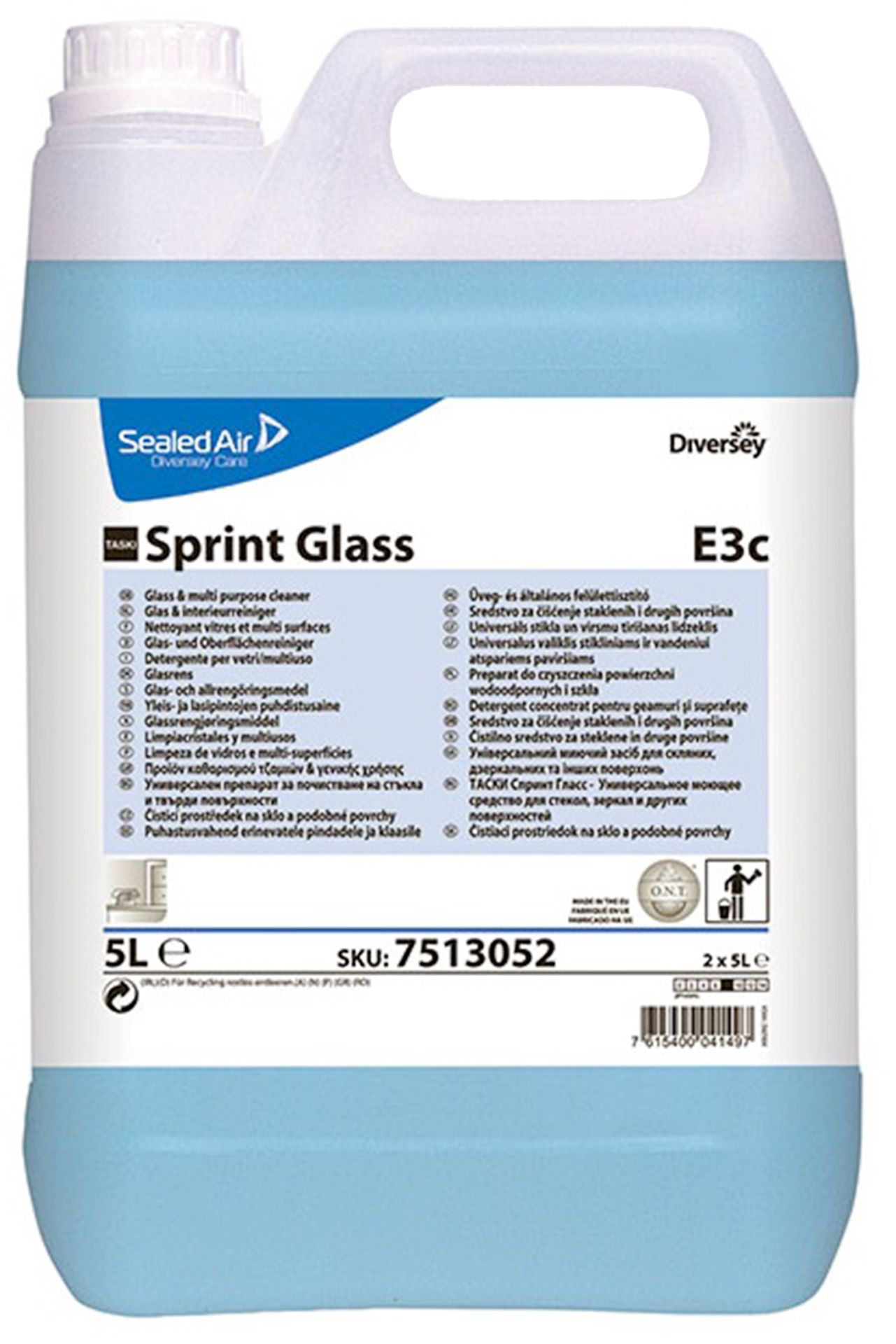 Een TASKI Sprint Glass 2x5L W1779 koop je bij ShopXPress
