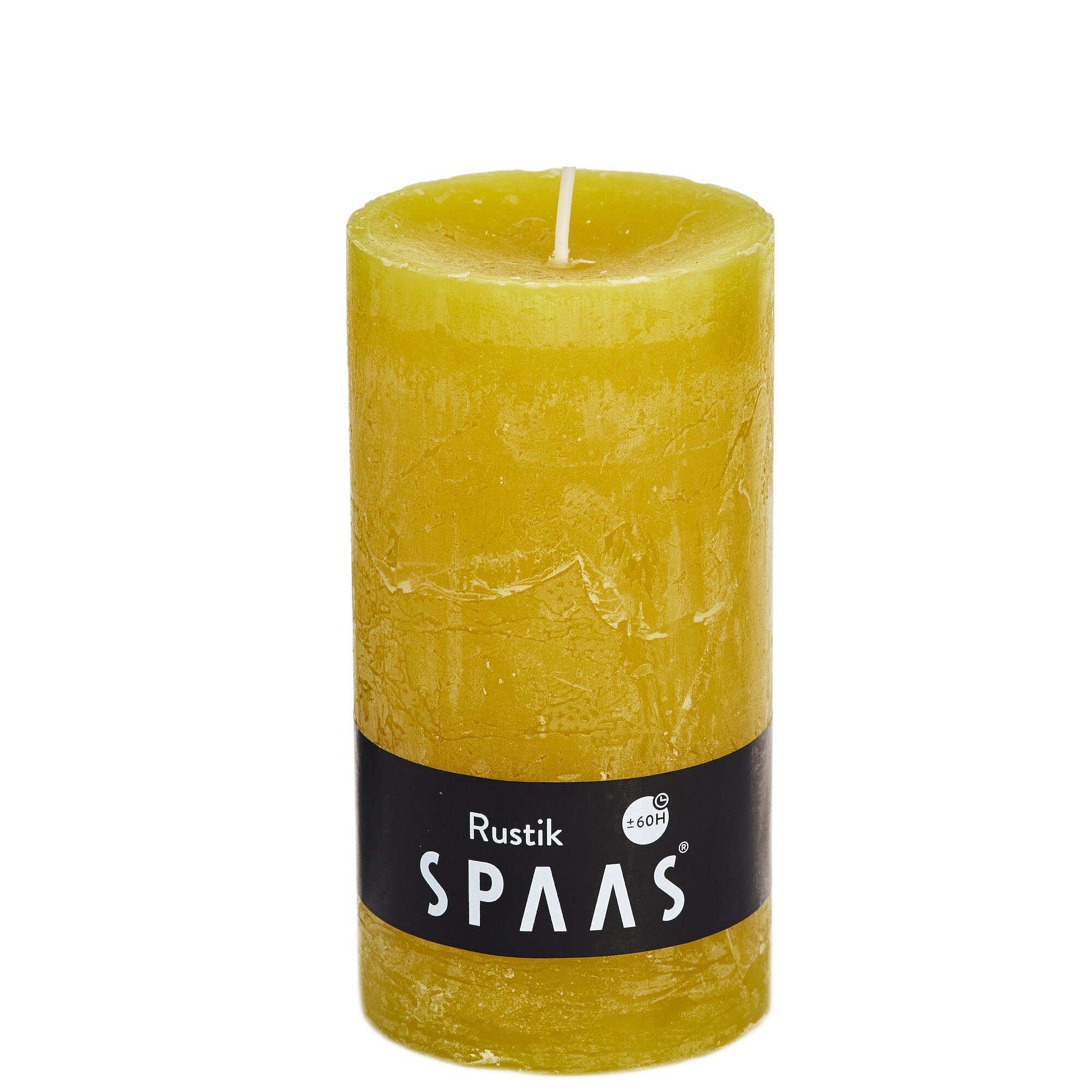 Een Spaas Rustieke cilinderkaars 70/130 mm herfst geel 8ST koop je bij ShopXPress