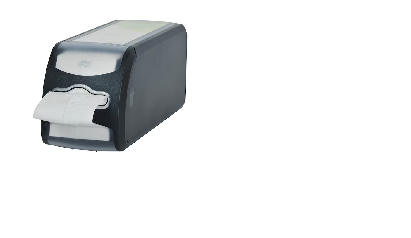 Een Tork Xpressnap Fit® Counter Servetdispenser zwart (N14) koop je bij ShopXPress