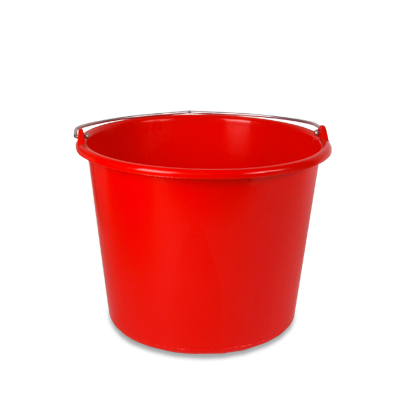 Een Emmer rood rond 12 Liter koop je bij ShopXPress