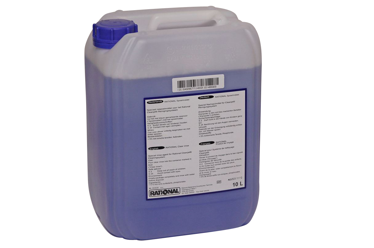 Een RATIONAL Cleanjet naglans spoelmiddel – Blauw Can 10 liter koop je bij ShopXPress