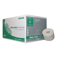 Toiletpapier Luxe Crepe met dop 1-laags 36 rol