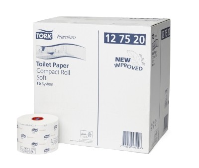 Een Tork Premium Toilet papier compact rol 2-lgs T6 koop je bij ShopXPress